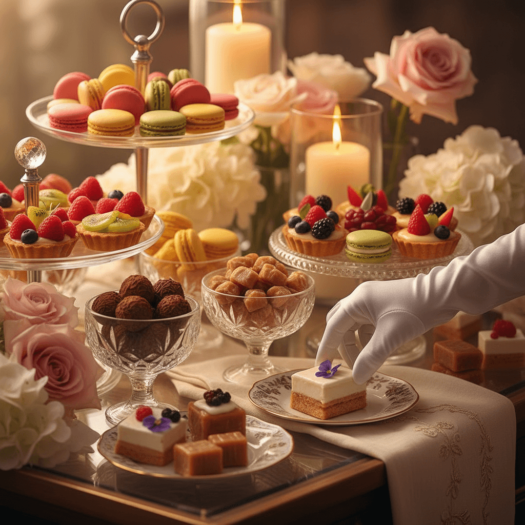 Gourmet dessert selection for corporate events